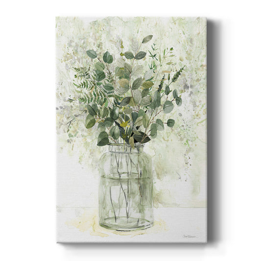 Delicate Greenery II - Canvas Art Print