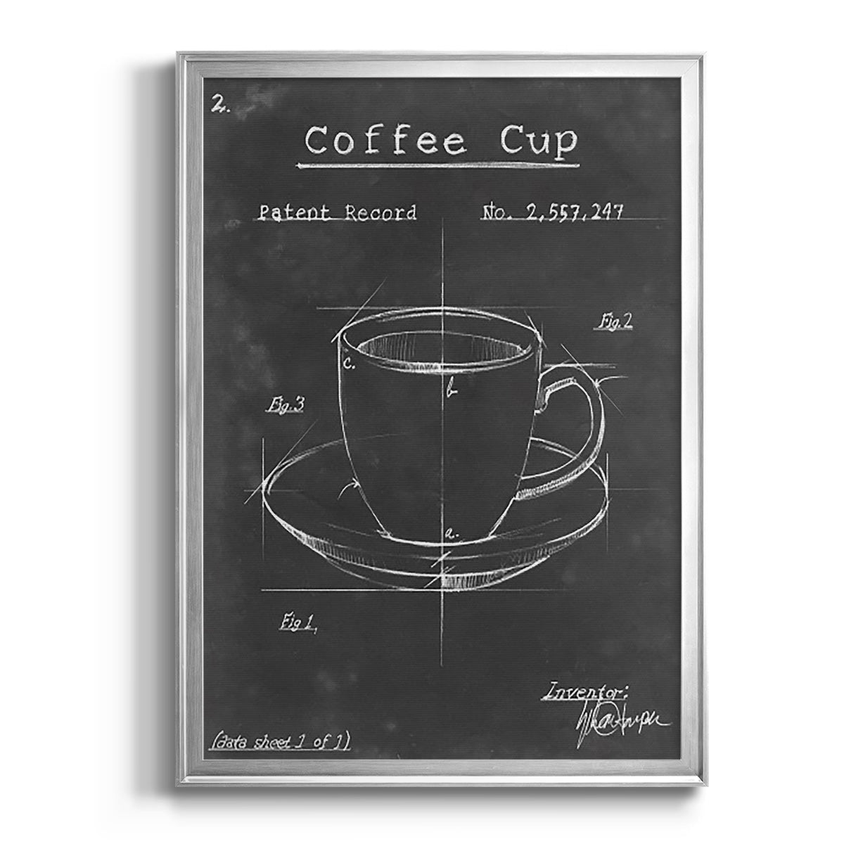 Morning Routine II - Modern Framed Canvas Print