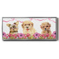 Puppy Valentine Collection D - Floater Framed Canvas Print