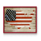 American Flag - Restickable Framed Art Print