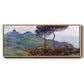 The Church at Varengaville, Grey Weather, 1882 - Floater Framed Canvas Print