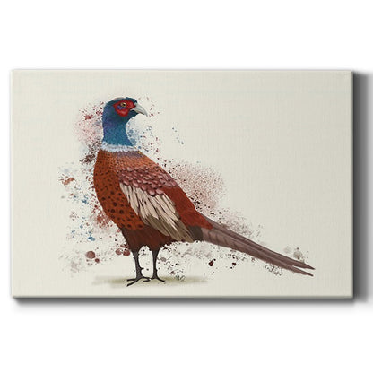 Pheasant Splash 5 - Canvas Art Print