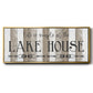 Simple at the Lake House - Floater Framed Canvas Print