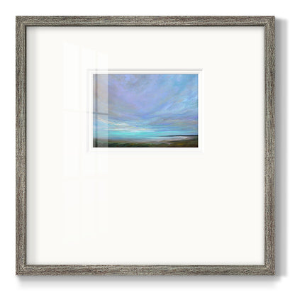 Coastal Views III Premium Framed Print Double Matboard