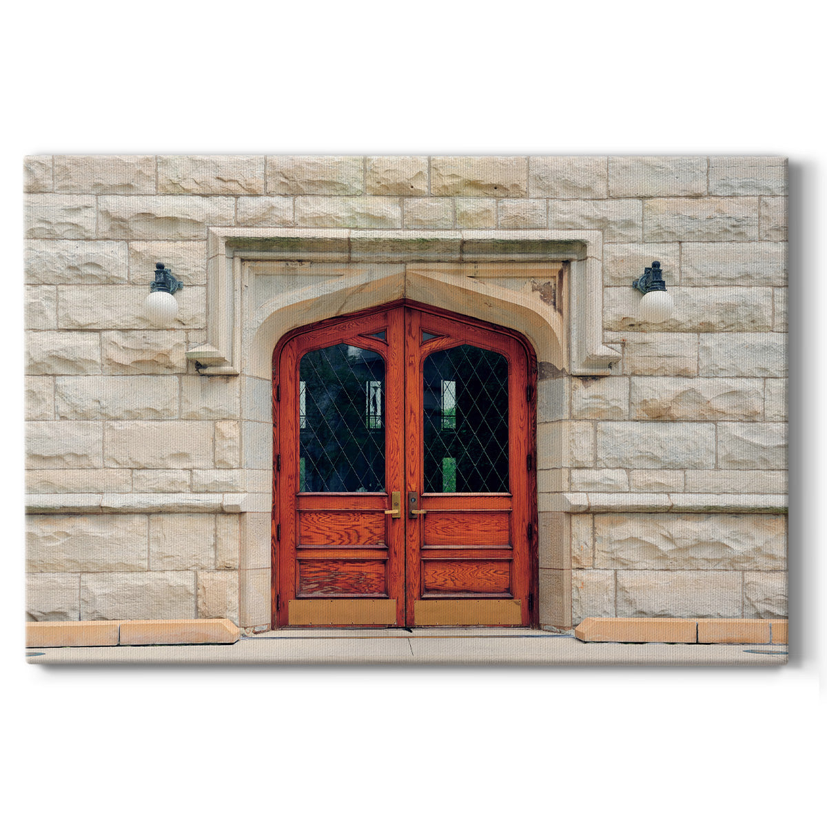 Chicago Watertower Doors - Gallery Wrapped Canvas