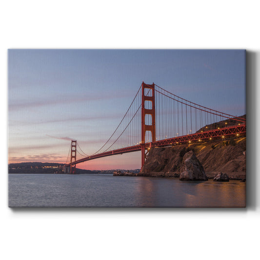 Golden Gate Span Premium Gallery Wrapped Canvas - Ready to Hang