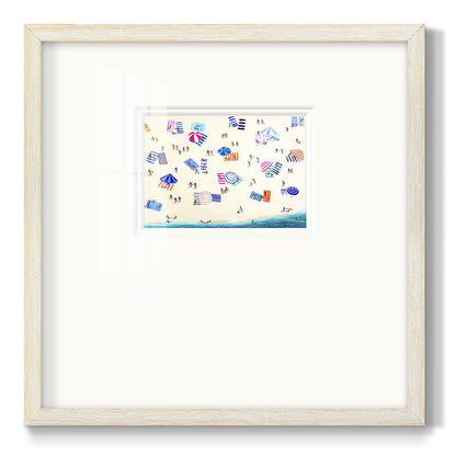 Colorful Beach - Double Matboard Framed Print