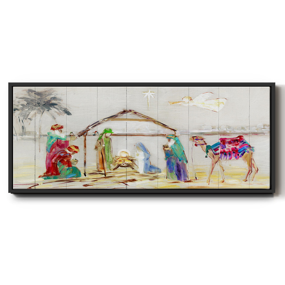 Nativity - Floater Framed Canvas Print