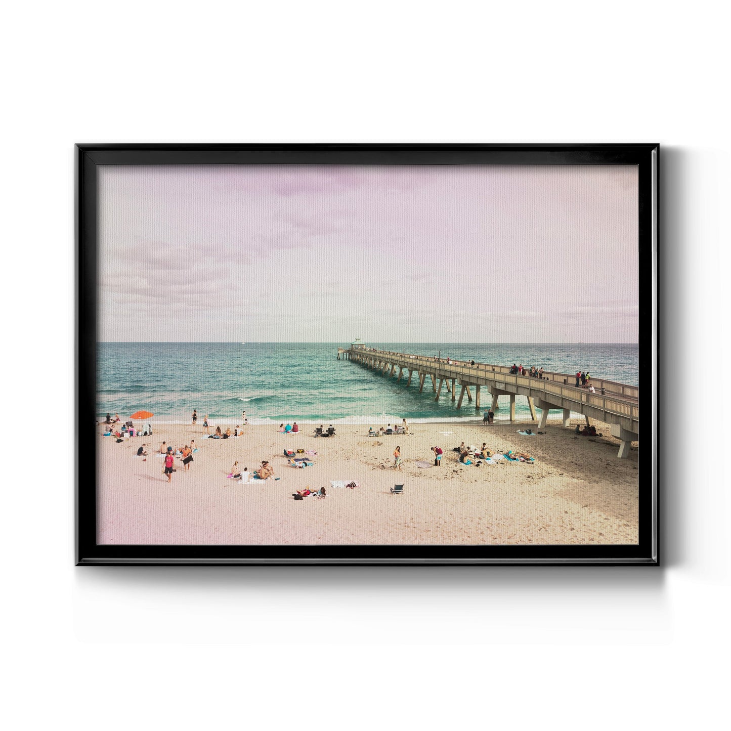 Deerfield Beach Premium Classic Framed Canvas - Ready to Hang