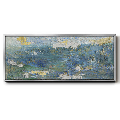 Sparkling Sea I - Floater Framed Canvas Print