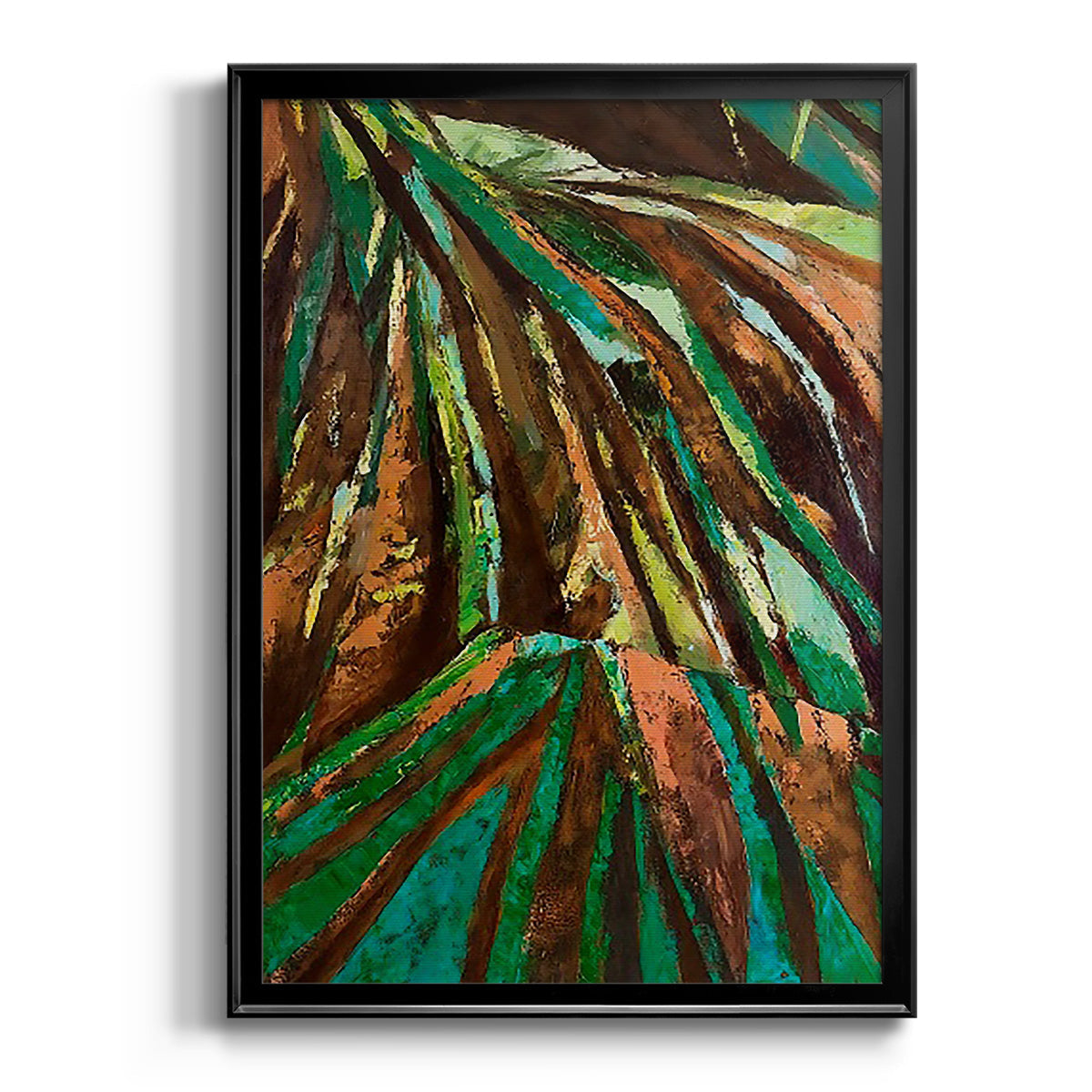 Las Palmas II - Modern Framed Canvas Print