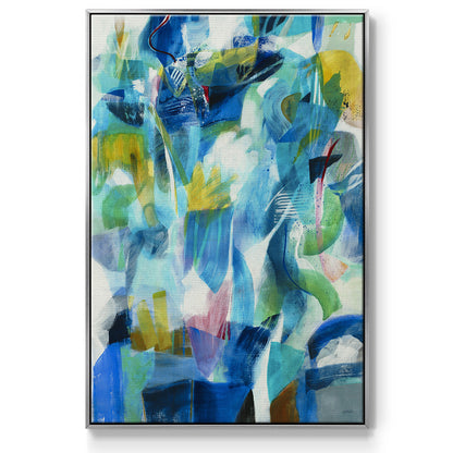 Green Passage - Floater Framed Canvas Print