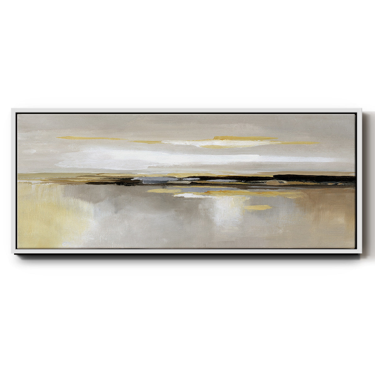 Silver Lining - Floater Framed Canvas Print