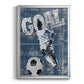 Goal Scorer - Modern Framed Canvas Print