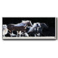 Horse Motion X - Floater Framed Canvas Print
