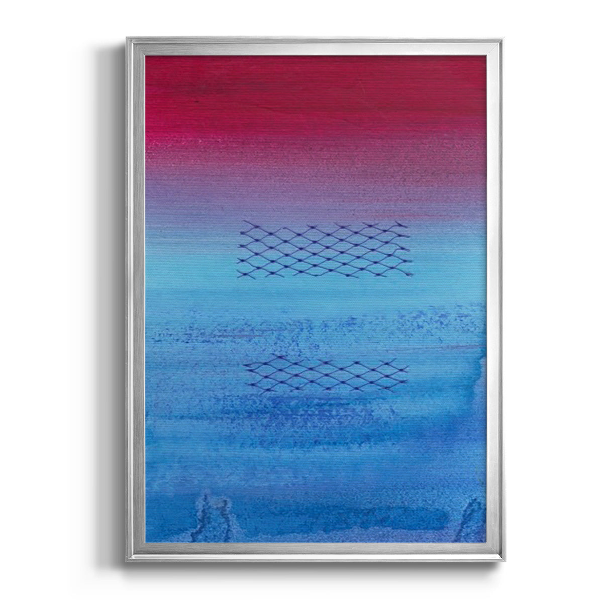 Gently Oppose II - Modern Framed Canvas Print