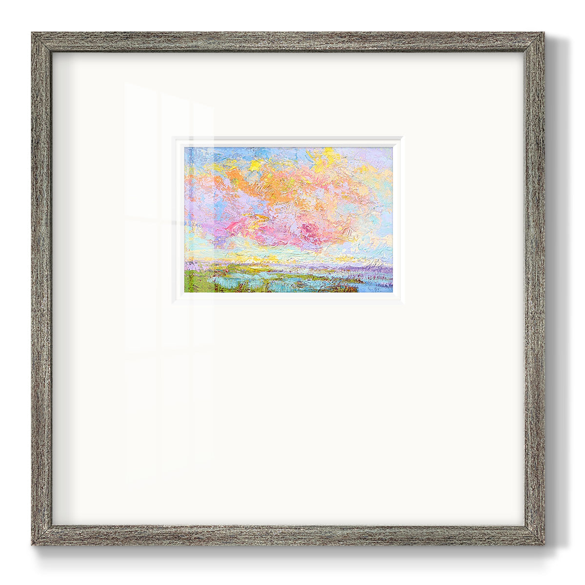 On a Summer's Eve Premium Framed Print Double Matboard