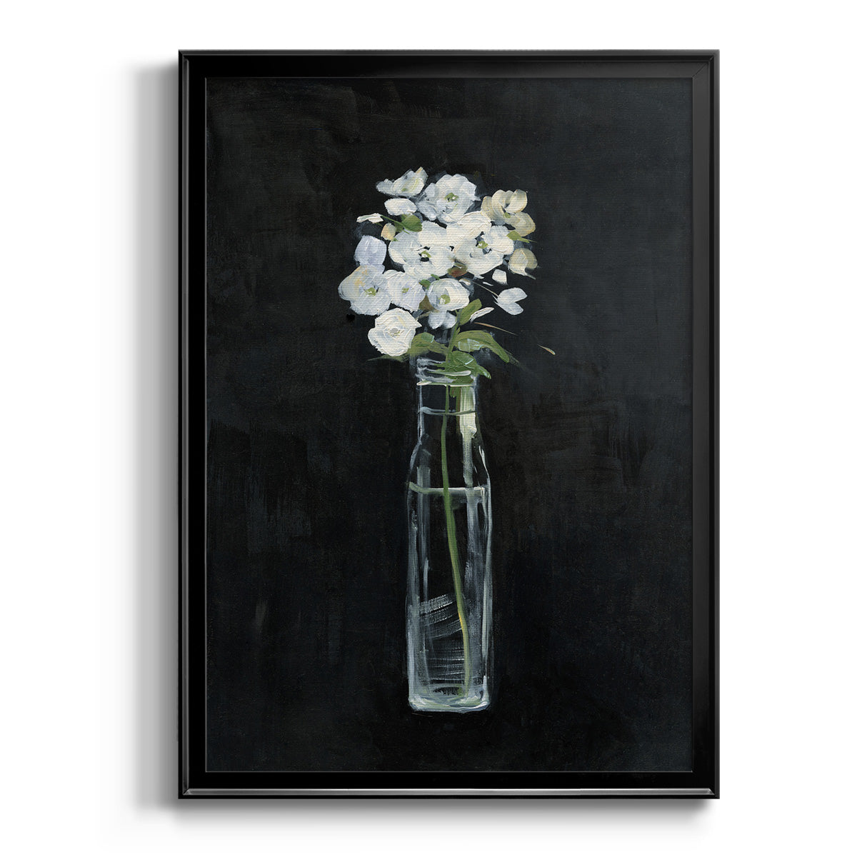 Sophisticated Farm Floral - Modern Framed Canvas Print