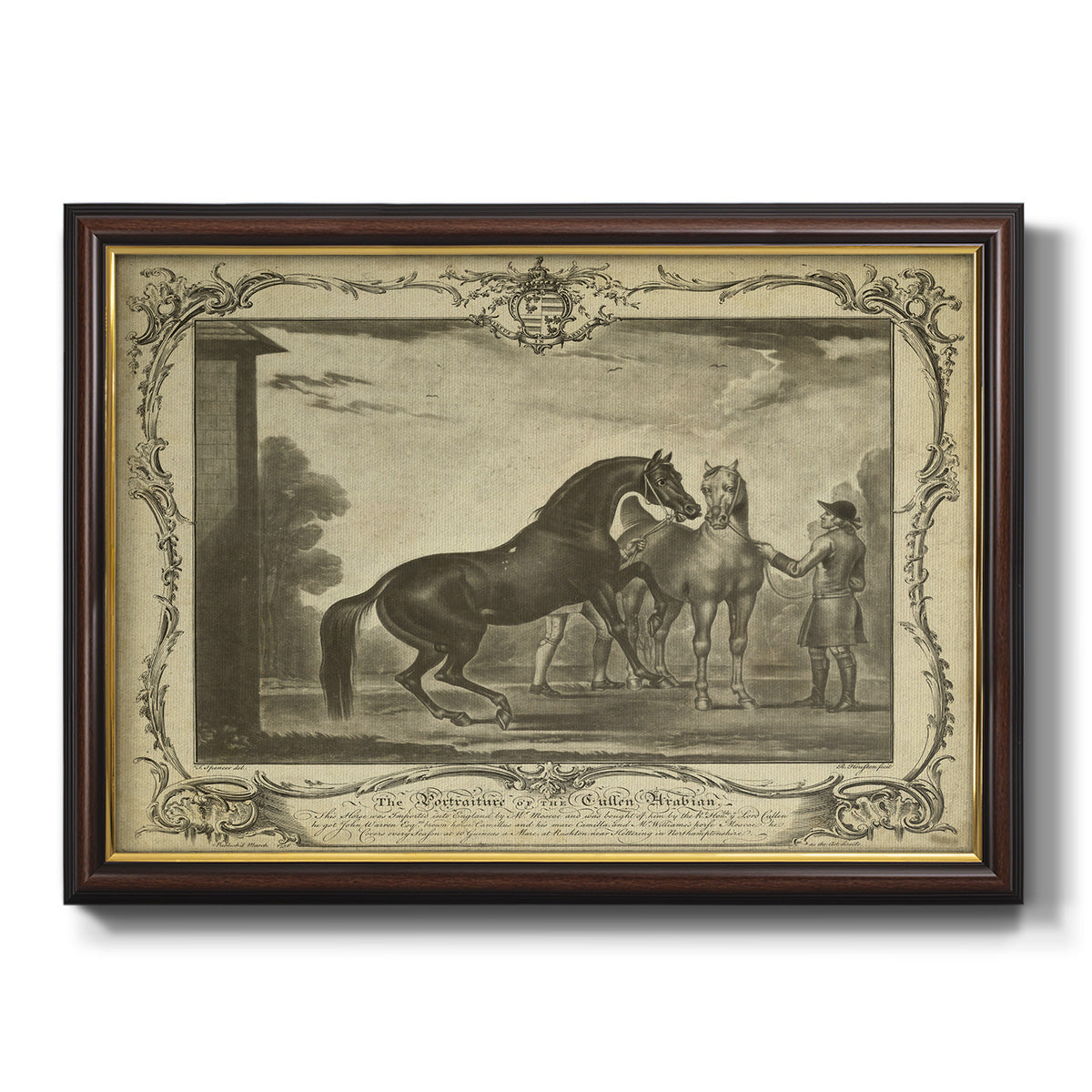 Distinguished Horses III Premium Framed Canvas- Ready to Hang