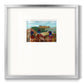 Pheasant Trio in Field - Double Matboard Framed Print