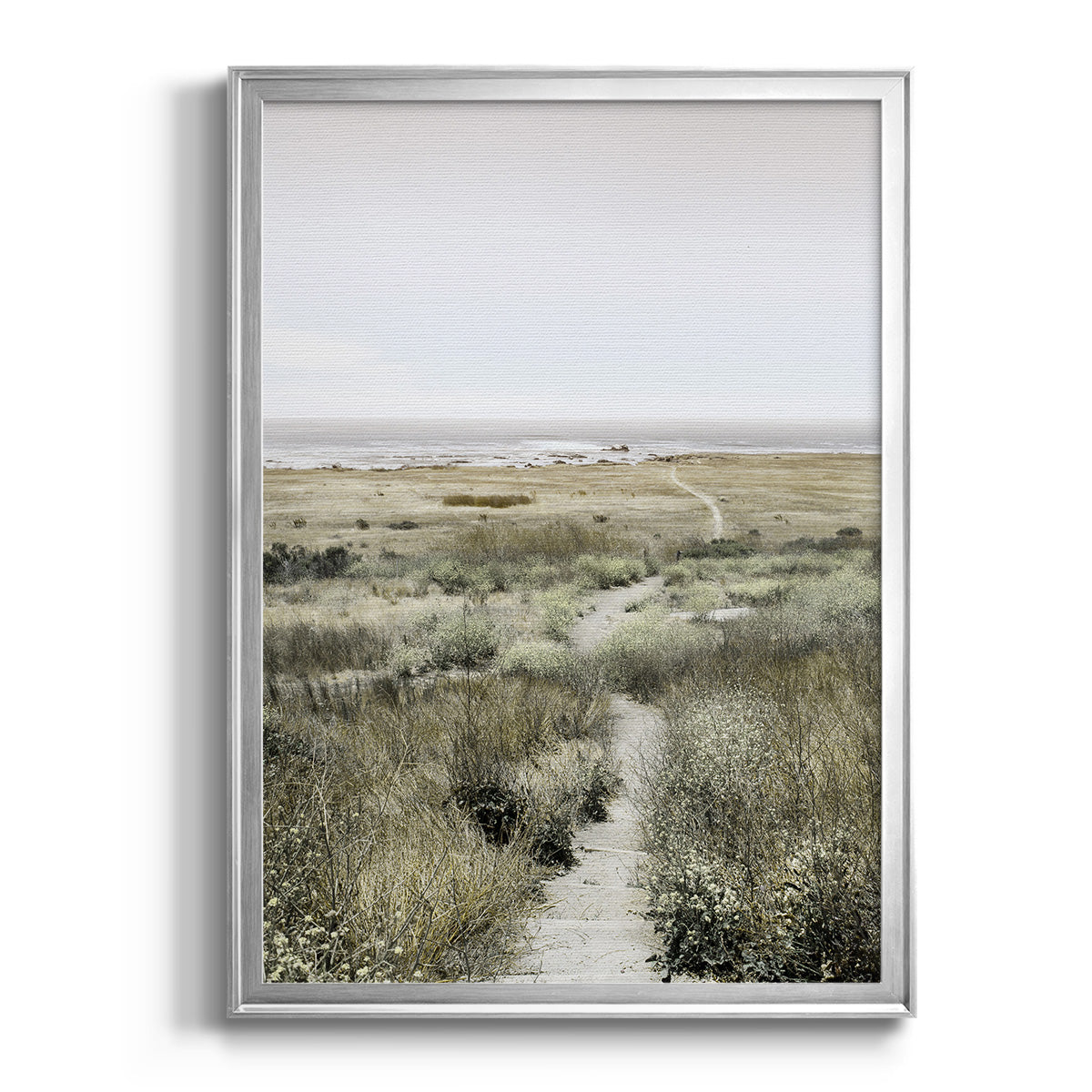 Footpath to Paradise - Modern Framed Canvas Print