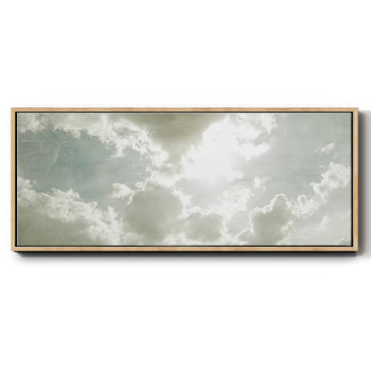 Sky Scrapers II - Floater Framed Canvas Print