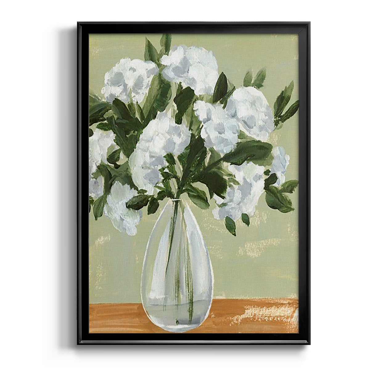 Vased Viburnum II - Modern Framed Canvas Print