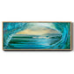 Big Wave - Floater Framed Canvas Print