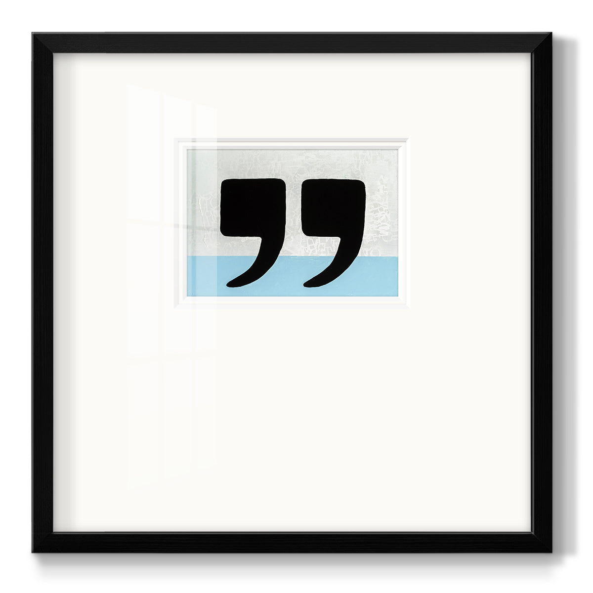 He said She said - Double Matboard Framed Print