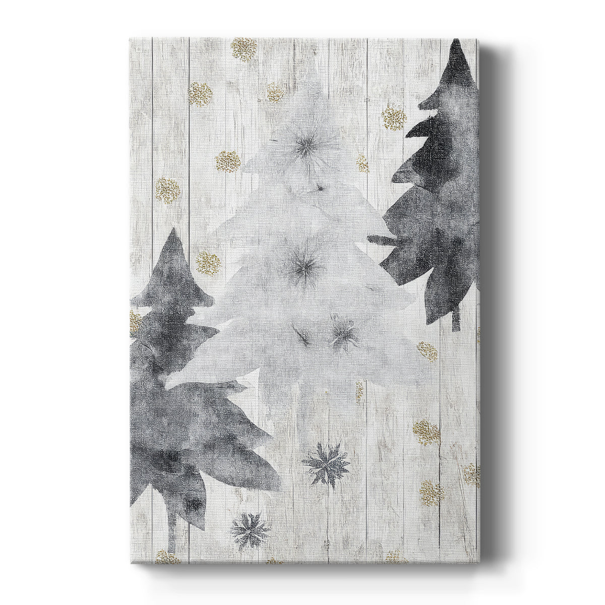 Silver Manger at Night - Canvas Art Print