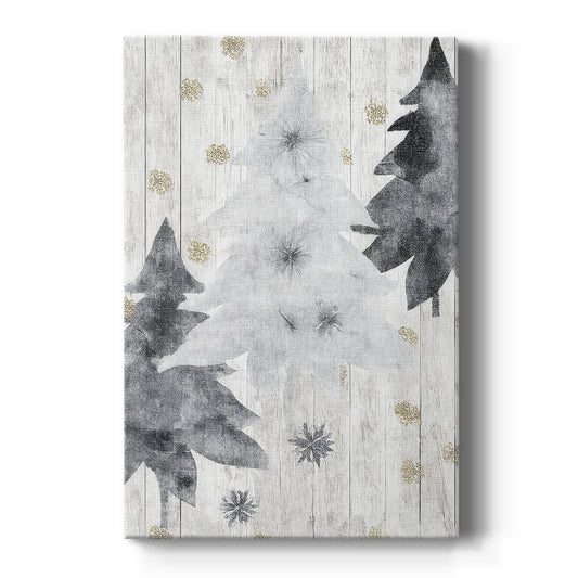 Silver Manger at Night - Canvas Art Print