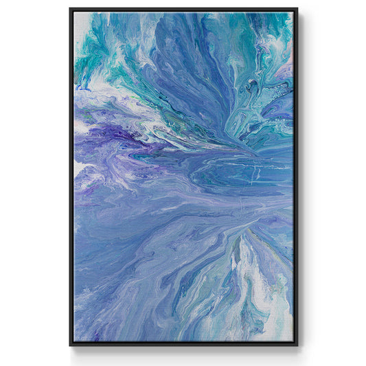 Trying to Focus - Floater Framed Canvas Print