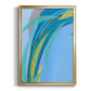 Circulating Flow III - Modern Framed Canvas Print