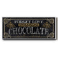 Chocolate - Floater Framed Canvas Print