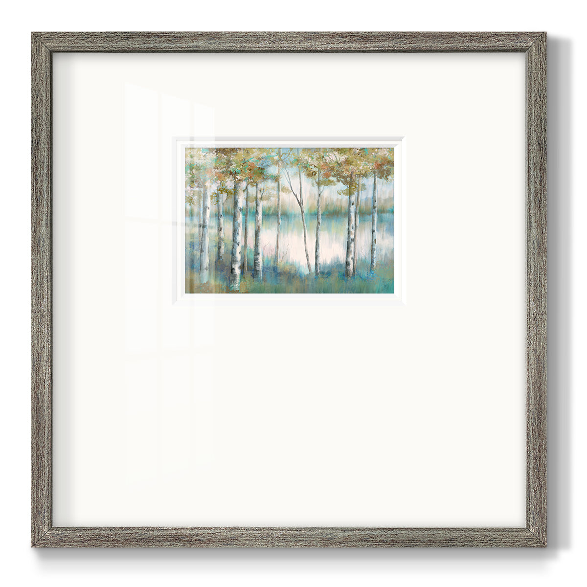 Aspen Lake Premium Framed Print Double Matboard