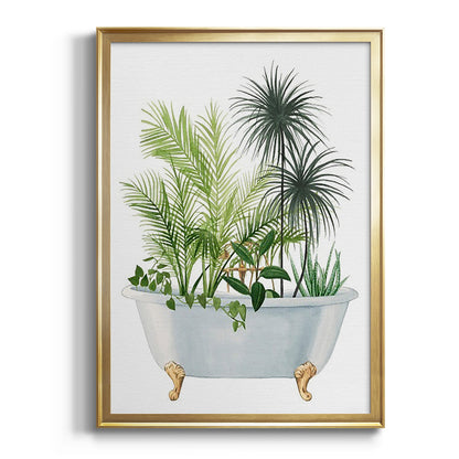 Plant Bath II - Modern Framed Canvas Print