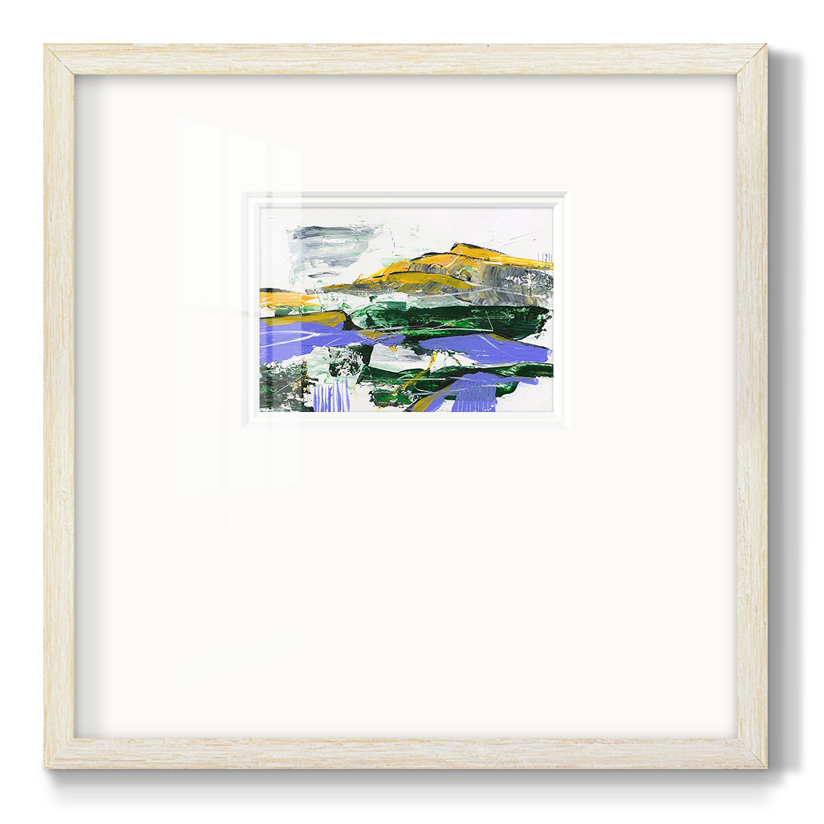 Silent Mountain VI Premium Framed Print Double Matboard