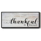 Thankful & Blessed - Floater Framed Canvas Print