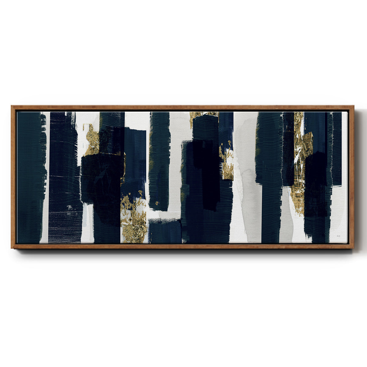 Brooklyn Walk - Floater Framed Canvas Print