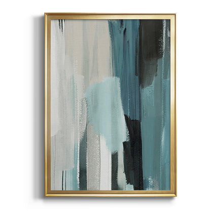 Scribe Shore I - Modern Framed Canvas Print