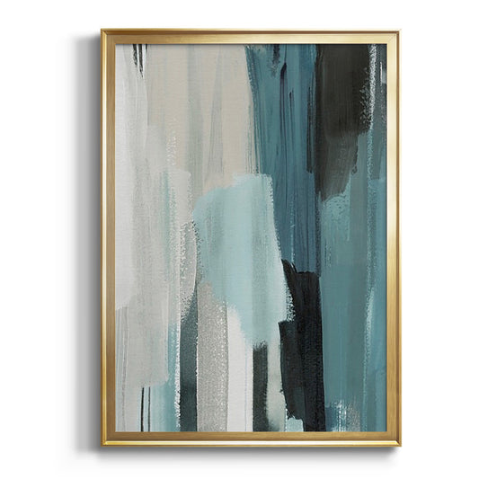 Scribe Shore I - Modern Framed Canvas Print