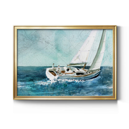 Coastal Sail Premium Classic Framed Canvas - Ready to Hang