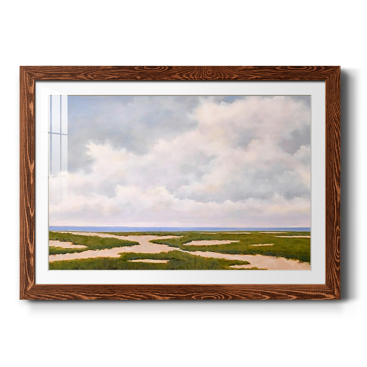 Beach Dunes - Barnwood Framed Art Print