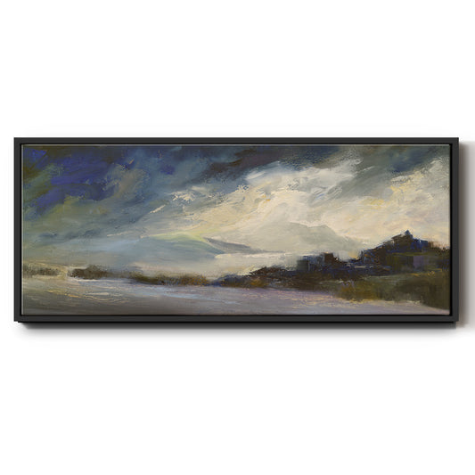 Seaside Sanctuary - Floater Framed Canvas Print