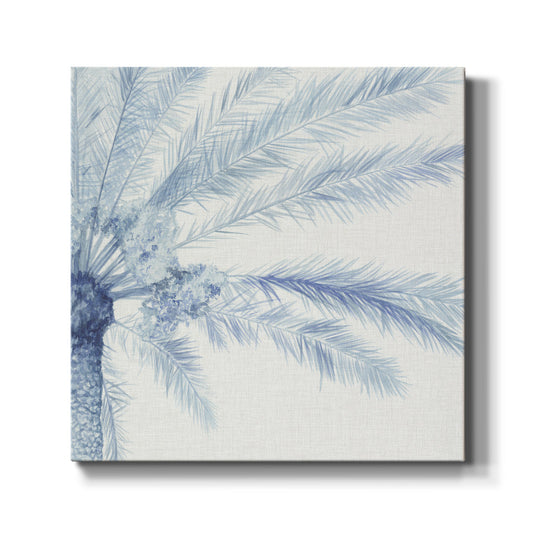 Chambray Palms II - Canvas Art Print