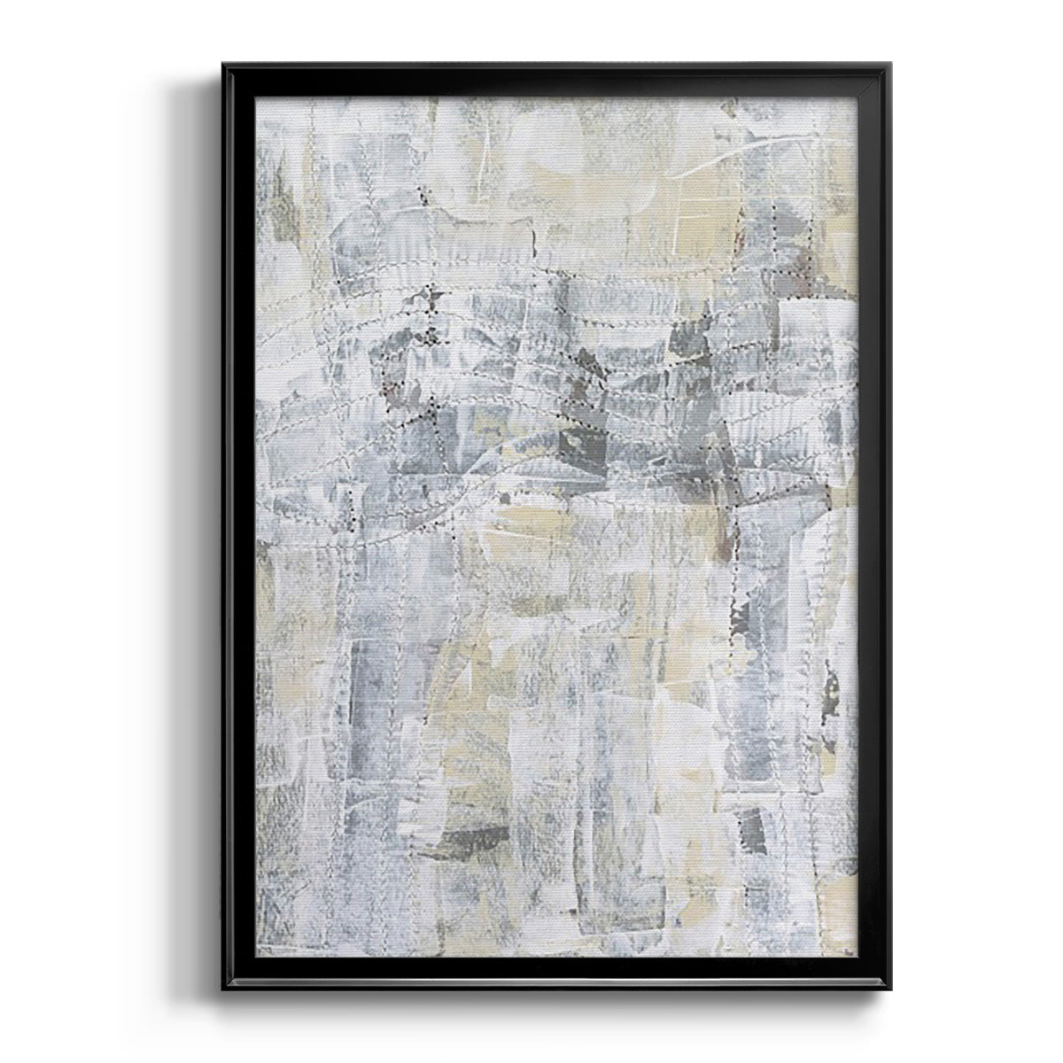 Ghost Town II - Modern Framed Canvas Print