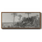 On the Coast of Florida - Floater Framed Canvas Print