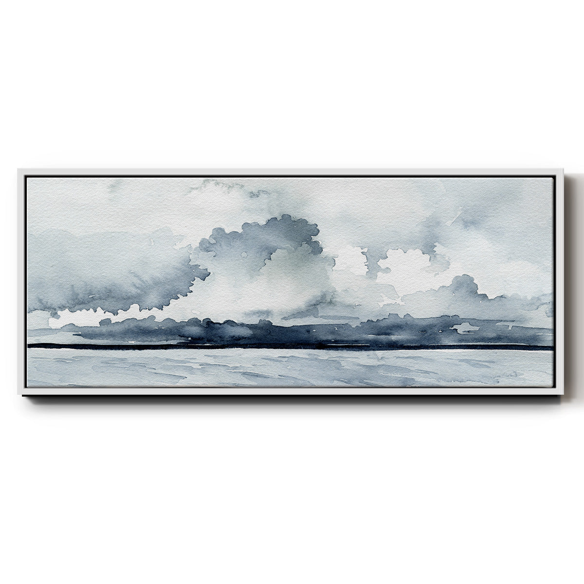Passing Rain Storm I - Floater Framed Canvas Print