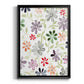 Faded Flowers II - Modern Framed Canvas Print