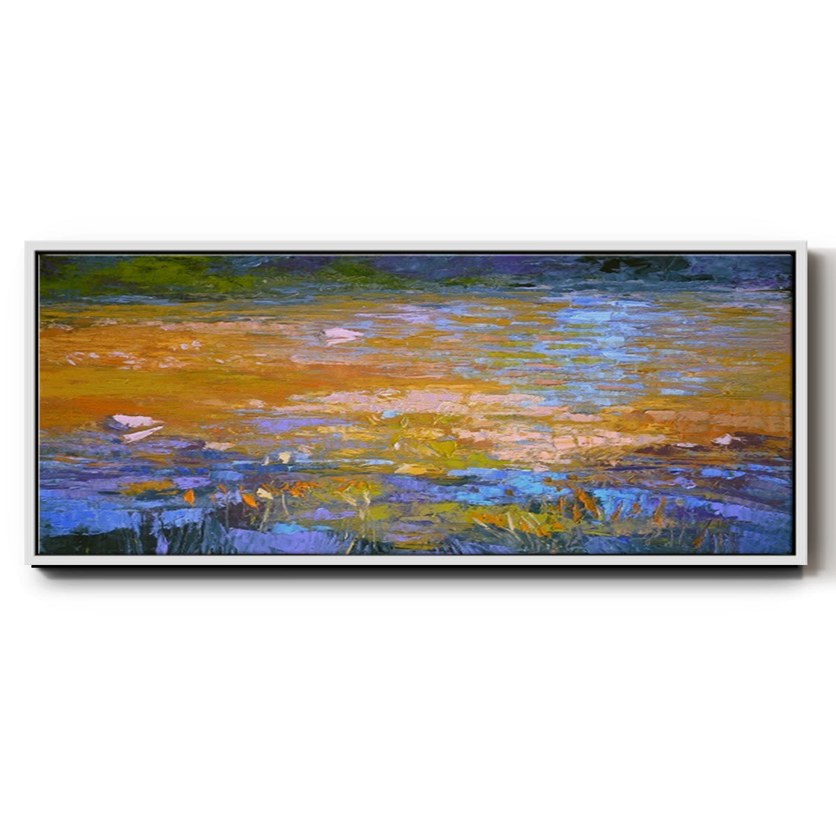 Indian Summer - Floater Framed Canvas Print